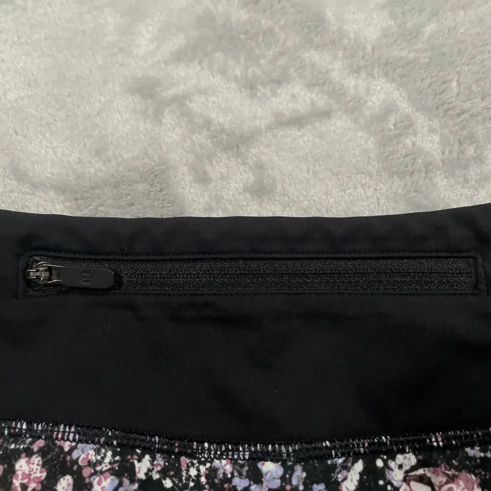 Lululemon Speed Up Shorts 8 Floral Spritz Running Lined Outdoor Performance